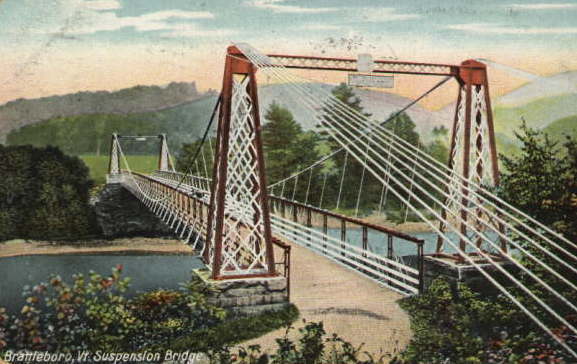 1889 Chesterfield VT and Brattleboro bridge