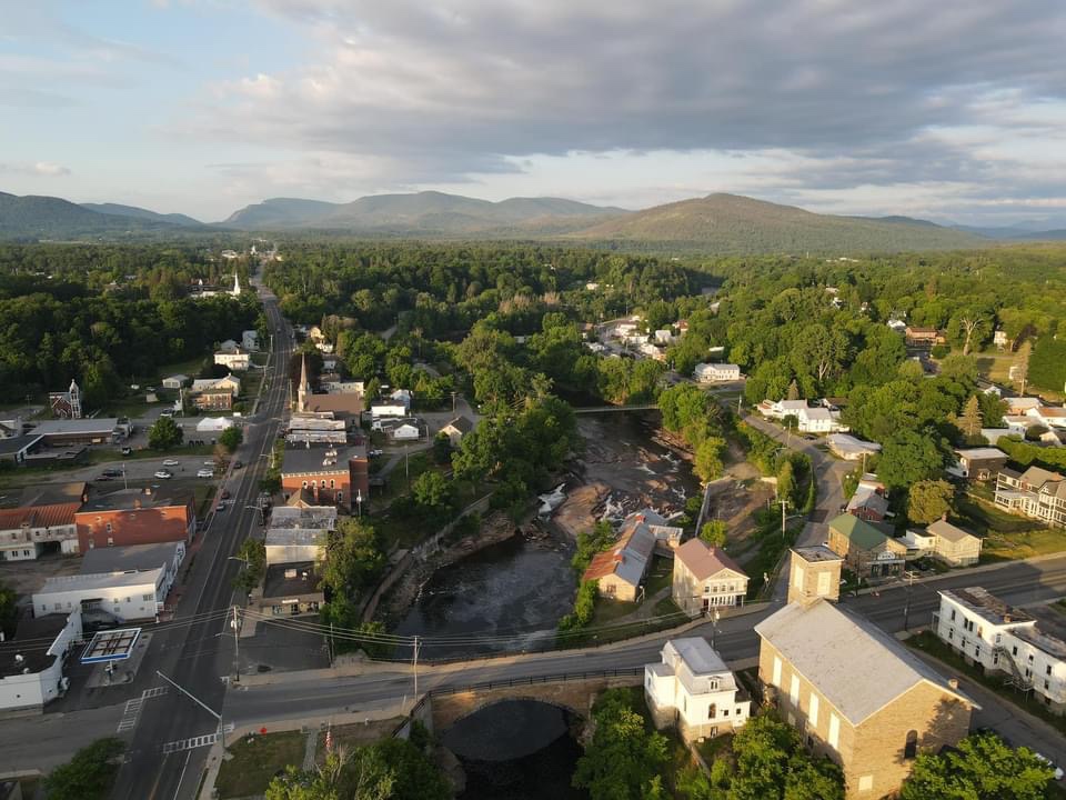 View of Keeseville from Done